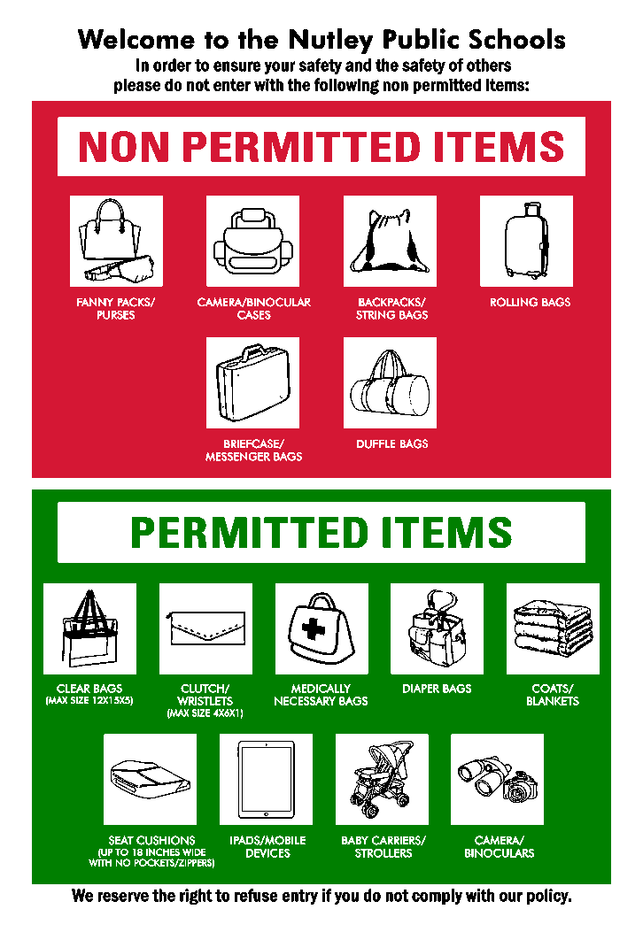 Permitted Items